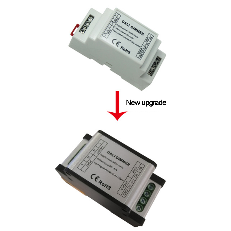 DL108 Rail Type DALI Turn to 0/1-10V Dimmer, Rail Controller DL108 Rail Type DALI Turn to 0/1-10V Dimmer, Rail Controller